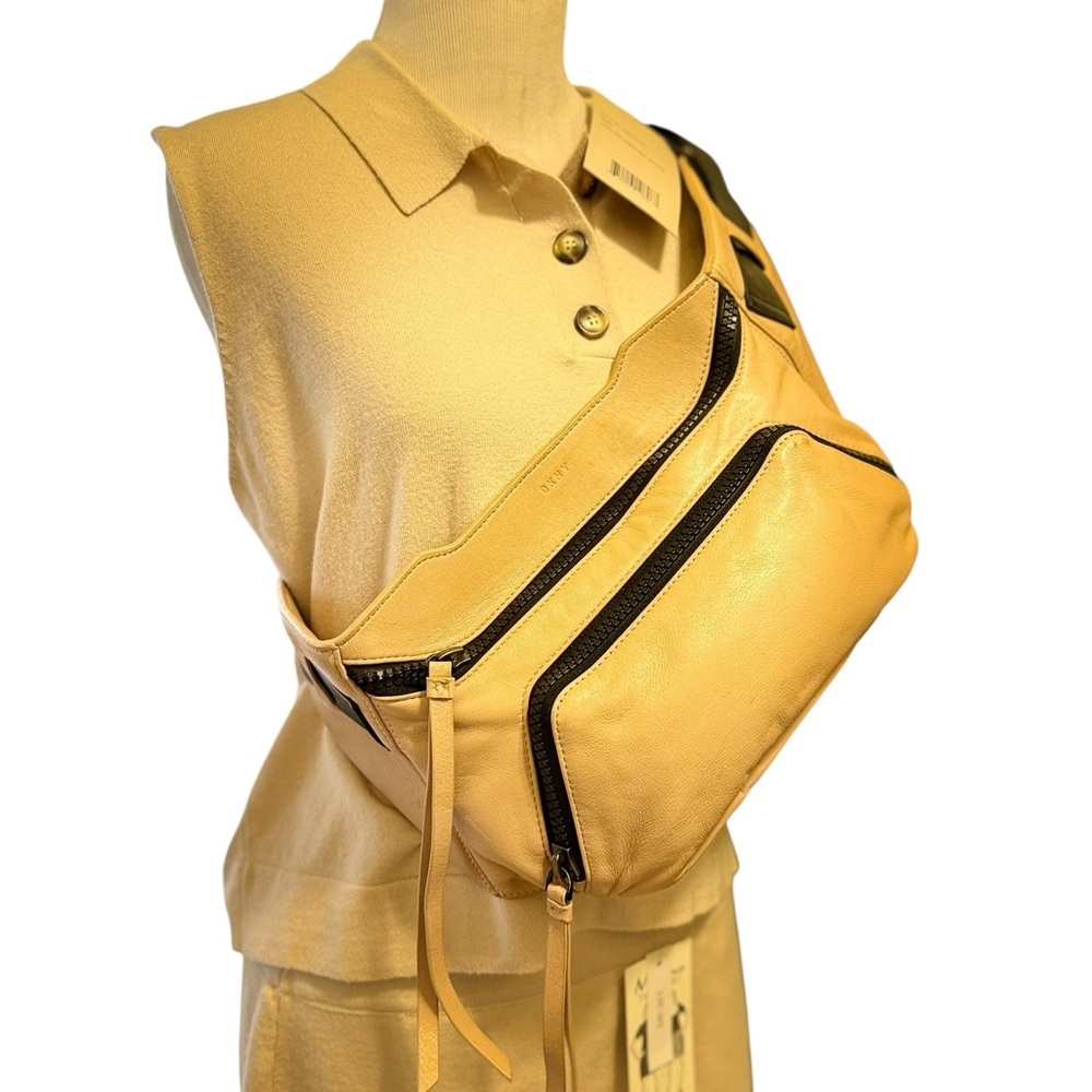 DKNY Tan Leather BELT BAG Bag - Picture 10 of 14